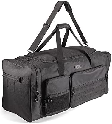 Fitdom 130L 36″ Heavy Duty Extra Large Sports Gym Equipment Travel Duffle Bag W/Adjustable Shoulder Strap & 7 Compartments. Perfect for Soccer Baseball Basketball Hockey Football, Team Coaches & More post thumbnail image