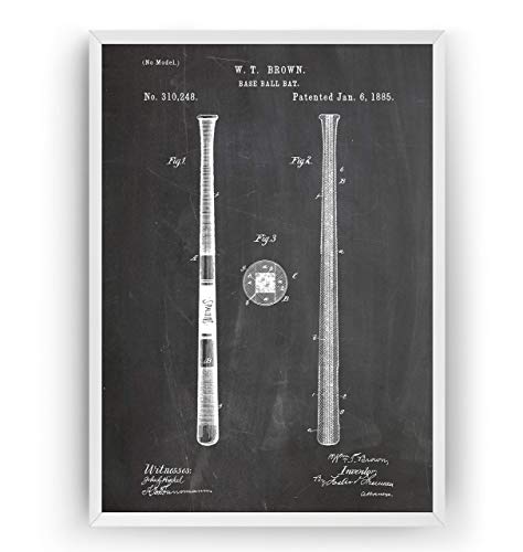 Baseball Bat 1885 Patent Print – Vintage Art Posters Gifts For Men Women Blueprint Decor – Frame Not Included post thumbnail image