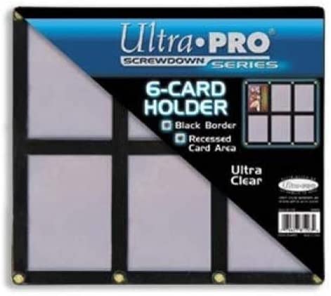 Ultra Pro UPSCR6CD Screwdown – Black & Clear Frame – 6-Card Black Holder post thumbnail image