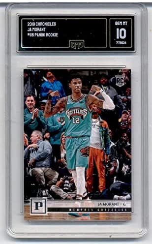 2019-20 Panini Chronicles w/Young Dolph #116 Ja Morant RC Rookie NBA Basketball Trading Card Graded (GMA 10 GEM MINT) Memphis Grizzlies post thumbnail image