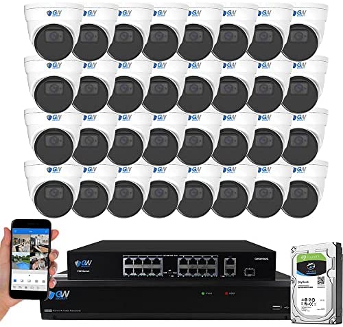 GW Security 64 Channel NVR UltraHD 12MP 4K @30FPS Face/Human/Vehicle Detection PoE Security Camera System with 32 x 12MP IP Microphone Smart AI Dome Cameras, Color Night Vision, Outdoor/Indoor Camera post thumbnail image