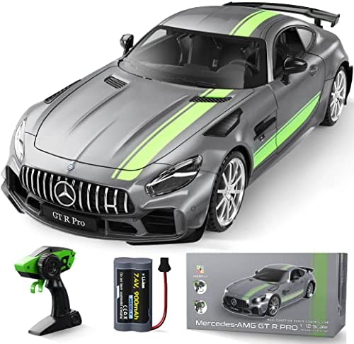 MIEBELY Remote Control Car, Mercedes Benz 1/12 Scale Official authorized GT R Pro Rc Cars 7.4V 900mAh Rechargeable Battery 2.4Ghz Rc Drift Cars W/ LED Toy Car Birthday Gift for Boys Kids Adults Age 6+ post thumbnail image