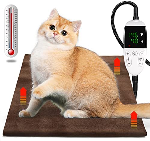 Colarlemo Pet Heating Pad for Dogs Cats with Timer, Adjustable Temperature Electric Pet Heated Pad with Cover, Dog Heat Pad with Chew Resistant Cord, Heated Pet Mat, Indoor Waterproof Cat Warming Pad post thumbnail image