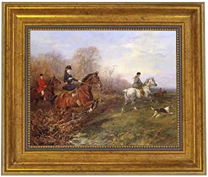 Schooner Bay Co. – Heywood Hardy Out of the Thicket 8 x 10” Oil Painting Print on Canvas Gold Frame Home Wall Art Décor Equestrian Horse Lady Fox Hunting Sporting Ready To Hang post thumbnail image