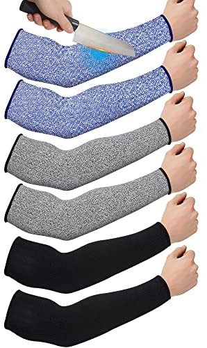 Neer 3 Pairs Cut Resistant Arm Sleeves Level 5 Arm Guard Protectors for Thin Skin and Bruising Protective Sleeves for Arms Protective Mechanic Sleeves for Men Women Gardening Welding Work, 3 Colors post thumbnail image