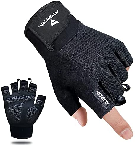 ATERCEL Workout Gloves for Men and Women, Exercise Gloves for Weight Lifting, Cycling, Gym, Training, Breathable and Snug fit post thumbnail image