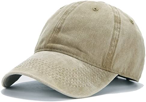 Edoneery Men Women Plain Cotton Adjustable Washed Twill Low Profile Baseball Cap Hat(A1008) post thumbnail image