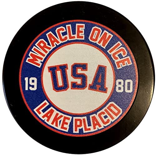 USA Hockey Miracle on Ice 1980 Lake Placid Olympics Hockey Puck | Made by Inglass – Official NHL Puck Supplier | Officially Licensed (US2405) post thumbnail image