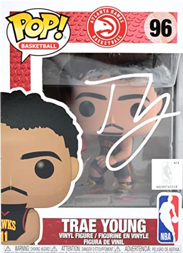 Trae Young Autographed Atlanta Hawks Funko Pop Figurine #96- Beckett W Hologram White post thumbnail image