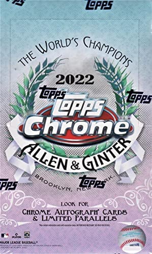 2022 Topps Allen & Ginter Chrome Baseball Hobby Box (18 Packs/4 Cards) post thumbnail image