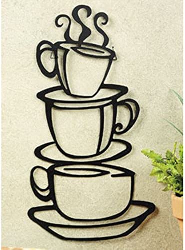 Super Z Outlet Black Coffee Cup Silhouette Metal Wall Art for Home Decoration, Java Shops, Restaurants, Gifts post thumbnail image