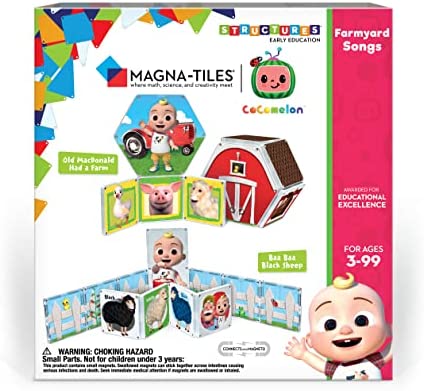 CreateOn CoComelon® Farmyard Songs Magna-Tiles Structure Set, Magnetic Kids Building Toys, Educational Stem Toys for Ages 3+, 19 Pieces post thumbnail image