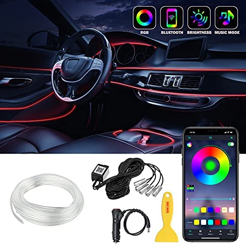 Car LED Strip Lights, LEDCARE Multicolor RGB Car Interior Lights, 16 Million Colors 5 in 1 with 236 inches Fiber Optic, Ambient Lighting Kits, Sound Active Function and Wireless Bluetooth APP Control post thumbnail image