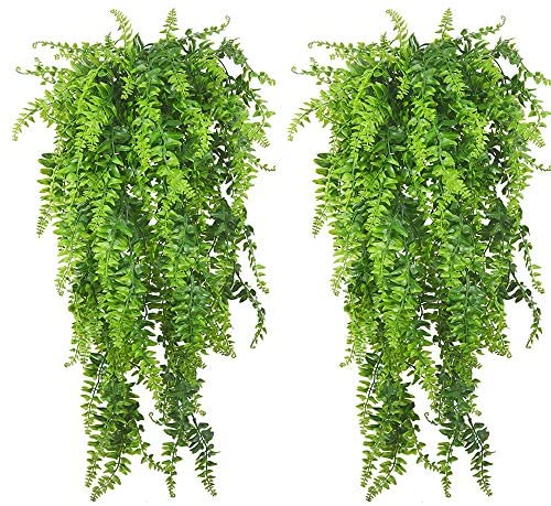 PINVNBY Reptile Plants Hanging Fake Vines Boston Climbing Terrarium Plant with Suction Cup for Bearded Dragons Lizards Geckos Snake Pets Hermit Crab and Tank Habitat Decorations (2 Pack) post thumbnail image