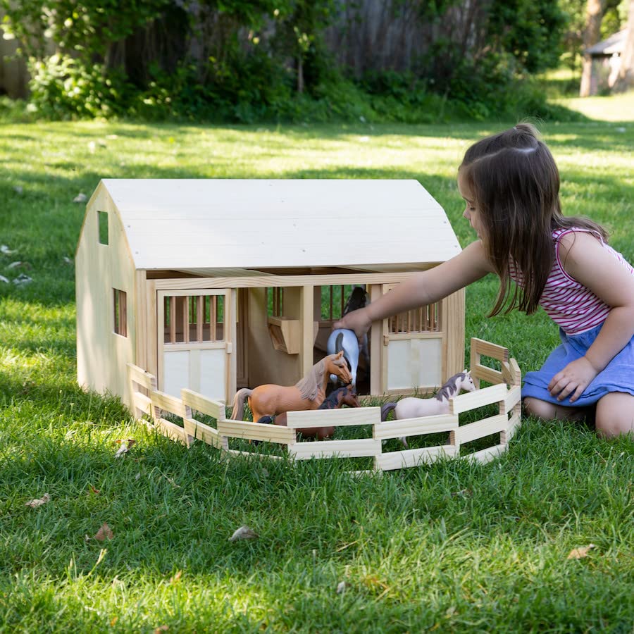 Fat Brain Toys Countryside Stable & Corral Imaginative Play for Ages 4 to 9 post thumbnail image