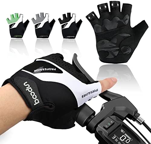 BOODUN Cycling Gloves Bike Gloves for Men Women, Fingerless Bike Accessories with Lycra Fabric, Anti-Slip Shock-Absorbing Breathable Gel Padded MTB Motorcycle Gloves post thumbnail image