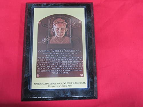 Mickey Cochrane 1947 Hall of Fame Induction Postcard Plaque New!! post thumbnail image