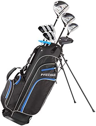 Precise M3 Men’s Complete Golf Clubs Package Set Includes Driver, Fairway, Hybrid, 6-PW, Putter, Stand Bag, 3 H/C’s – Right Handed – Regular, Petite or Tall Size post thumbnail image