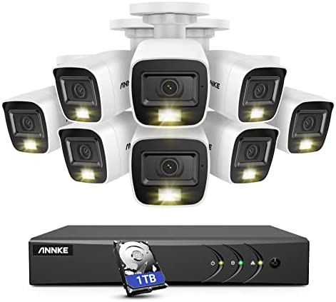 ANNKE Home Wired Camera Security System with Audio, 8CH 3K Lite H.265+ AI DVR with 1 TB Hard Drive and 8 X 1080P IP67 Weatherproof Cameras with Dual Light, Human/Vehicle Detection, Color Night Vision post thumbnail image