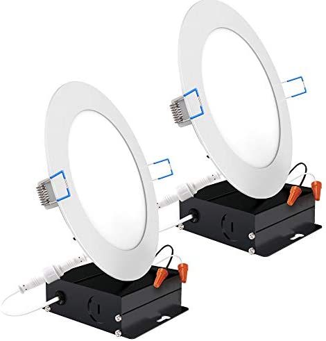 Sunco 6 Inch Ultra Thin LED Recessed Ceiling Lights, Smooth Trim, 4000K Cool White, Dimmable, 14W=100W, Wafer Thin, Canless with Junction Box – Energy Star 2 Pack post thumbnail image