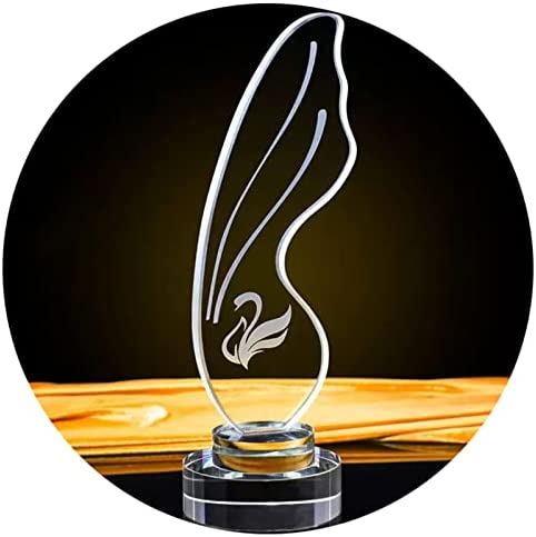 High-end Crystal Trophies Crystal Wings Trophies High-end Event Souvenirs Customizable Text Gift Box Packaging post thumbnail image