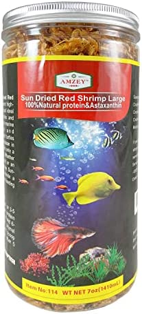 Amzey Dried Large Red Shrimp 198 Grams – Sun Dried 7 oz- Aquatic Turtle Food, Betta Fish Food, Tropical Fish Food, Crab Food, Reptile Food, Aquatic Fish Foods, Aquatic Pets Food post thumbnail image