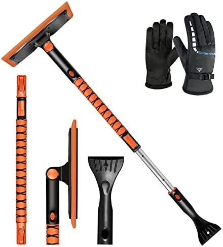 Ice Scrapers Extendable Snow Brush for Car Windshield, 35.8″ Upgraded Snow Scraper Snow Ice Removal Broom with Anti-Slip Long Handle, Extra Reinforced Ice Snow Sweep Snow Cleaner for Car, Truck, SUV post thumbnail image