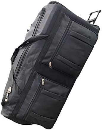 Gothamite 46-inch Rolling Duffle Bag with Wheels, Luggage Bag, Hockey Bag, XL Duffle Bag With Rollers, Heavy Duty Oversized Storage Bag post thumbnail image