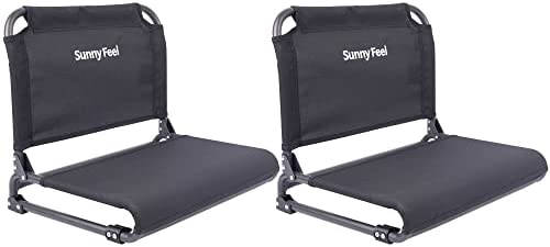 SunnyFeel Oversized Stadium Seat for Bleachers with Back Support Extra Wide, 2 Pack Bleacher Stadium Seats Chairs with Backs Portable Bleachers Seat with Hook for Sports Events Baseball Soccer Benches post thumbnail image