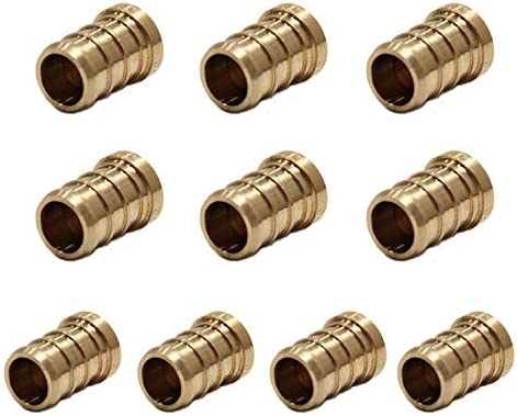 (Pack of 10) EFIELD Pex 1/2-inch Plug End Cap Pipe Barb Crimp Brass Fitting 1/2″ post thumbnail image