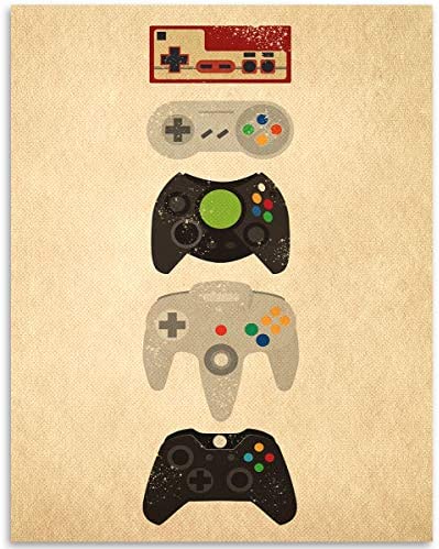 Game Console Controllers Old School to Now – 11×14 Unframed Art Print – Great Man Cave, Retro Gaming Room Decor, Ideal for Gamer post thumbnail image