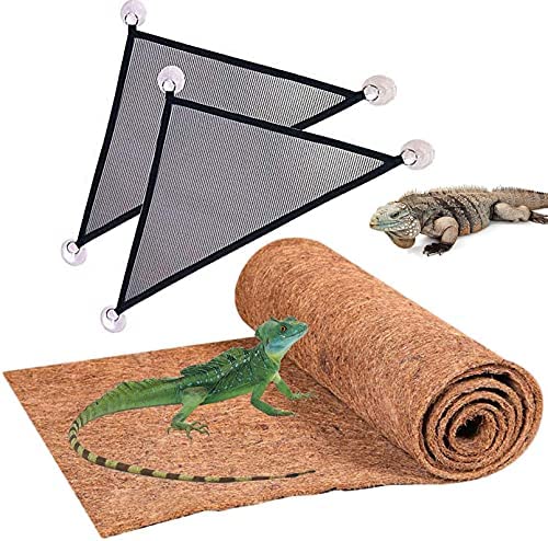 Hamiledyi Reptile Carpet Bearded Dragon Terrarium Bedding Substrate Liner Natural Coconut Fiber Cage Mat Supplies for Lizard Snakes Leopard Gecko Iguana Chameleon Turtles(35.4″ X 15.7″) post thumbnail image