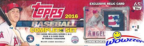 wowzzer 2016 Topps MLB Baseball EXCLUSIVE MASSIVE 706 Card MIKE TROUT Stamp RELIC Complete Factory Set with 5 ROOKIE VARIATION Cards including 2Corey Seager RC’s! Includes all Cards from Series 1&2! post thumbnail image