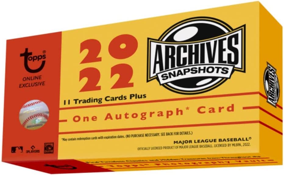 2022 Topps Archives Snapshots Baseball Trading Cards Box (11 Cards Plus 1 Autograph per box) post thumbnail image