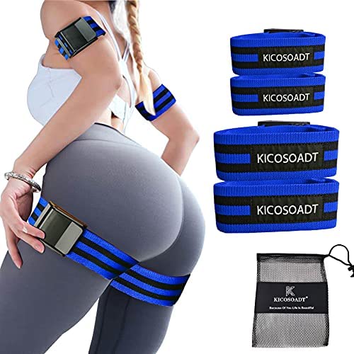 KICOSOADT Glute Bands,Blood Flow Restriction Bands for Women Glutes & Hip Building,Butt Workout Equipment for Women,bfr Bands for Women Glutes,Adjustable bfr Bands for Arms and Legs post thumbnail image