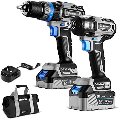 DEKOPRO Cordless Drill Combo Kit – 20V Max Brushless Impact Drill and Impact Wrench Cordless Power Tool Set with 2Pcs 2.0 Ah&4.0 Ah Lithium-Ion Batteries, Charger and Storage Bag included post thumbnail image