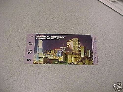 Adelson Sports Original 1991 ORANGE BOWL TICKET STUB COLORADO/NOTRE DAME post thumbnail image