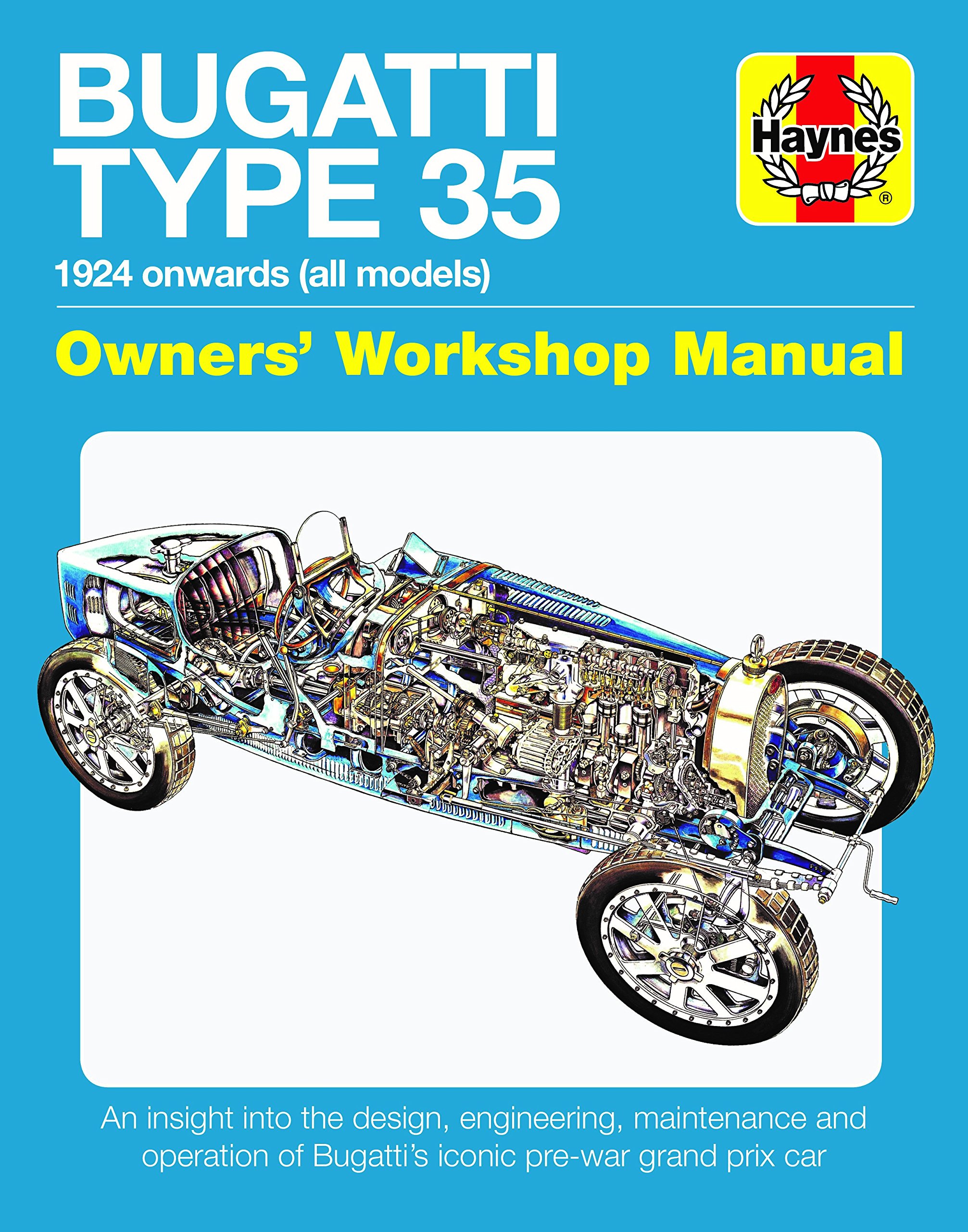 Bugatti Type 35 Owners’ Workshop Manual: 1924 onwards (all models) – An insight into the design, engineering, maintenance and operation of Bugatti’s iconic pre-war grand prix car (Haynes Manuals) post thumbnail image