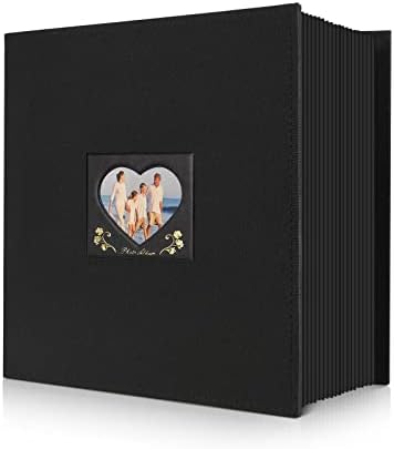 Fabric Frame Cover Photo Album 4×6 1200 Pockets Photos, Extra Large Capacity Family Wedding Picture Albums Holds 1200 Horizontal and Vertical Photos (1200Pockets, Black) post thumbnail image