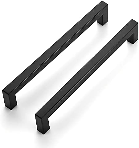 Ravinte 20 Pack 7-1/2 Inch Kitchen Square Cabinet Handles Matte Black Cabinet Pulls Black Drawer Pulls Kitchen Cabinet Hardware Kitchen Handles for Cabinets Cupboard Handles Drawer Handles post thumbnail image