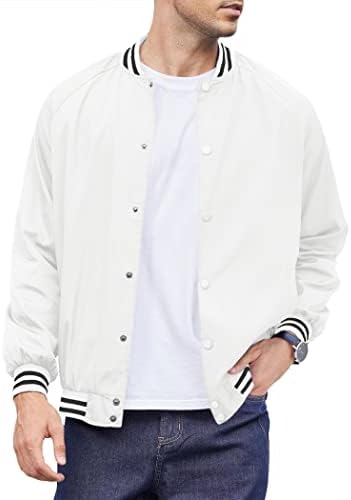 COOFANDY Men’s Varsity Letterman Jacket Lightweight Baseball Bomber Jackets post thumbnail image