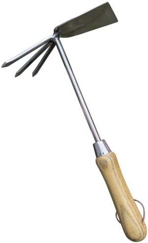 Garden Guru Eco Hand Cultivator Hoe Tiller Tool – 100% Recycled Stainless Steel – Rust Resistant – FSC Certified Wood Ergonomic Handle -Great for Gardening Cultivating Loosening Weeding post thumbnail image