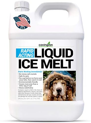 Ice Melt, Pet Safe Ice Melt, De Icer for Sidewalks, Driveways, Decks, & Concrete. Spray Pet Friendly Liquid Ice Melt, Covers More Ground & Easier than Spreading Salt Pellets, USA Made-1 Gallon post thumbnail image