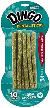 Dingo Tartar And Breath Dental Sticks For All Dogs, 10-Count post thumbnail image