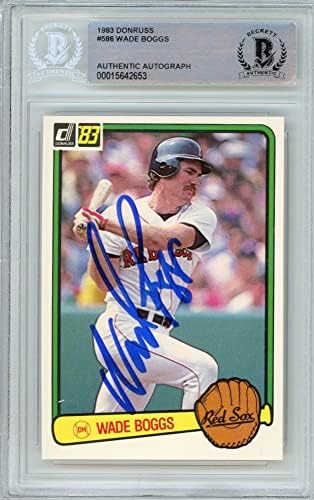 Wade Boggs 1983 Donruss Autograph Rookie Card RC #586 BAS post thumbnail image