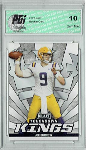 Joe Burrow 2020 Leaf Draft Football #85 Touchdown Kings Rookie Card PGI 10 – Unsigned College Cards post thumbnail image