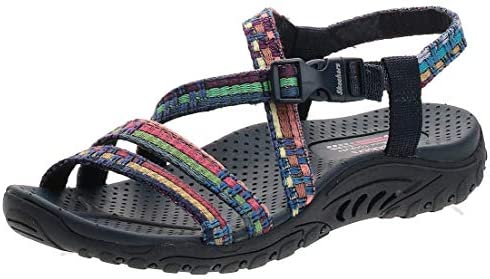 Skechers Women’s Reggae-Sew Me-Boho Woven Strappy Slingback Sandal post thumbnail image