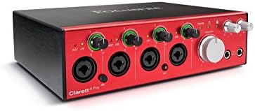 Focusrite Clarett 4Pre 18 x 8 Thunderbolt Interface with 4 Clarett Preamps post thumbnail image