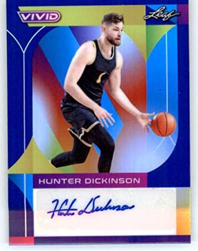 2022-23 Leaf Vivid Autographs Navy Blue #BA-HD1 Hunter Dickinson RC Rookie AUTO 20/30 Basketball Trading Card post thumbnail image