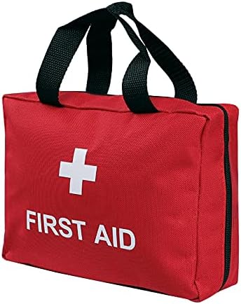 First Aid Kit Reflective Cross Empty Travel Rescue Pouch Medicine Bag Emergency kit Suitable for Car Home Office Kitchen Sport Outdoors (Red) post thumbnail image